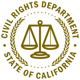 'Civil Rights Department' logo